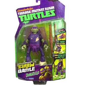 Teenage Mutant Ninja Turtles Throw N Battle DONATELLO Nickelodeon 2013 Viacom